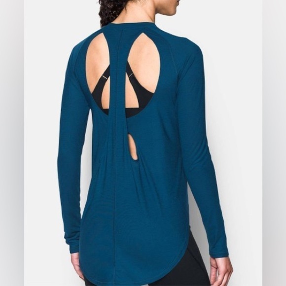 Under Armour Breathe Open-Back Tee - Picture 1 of 7